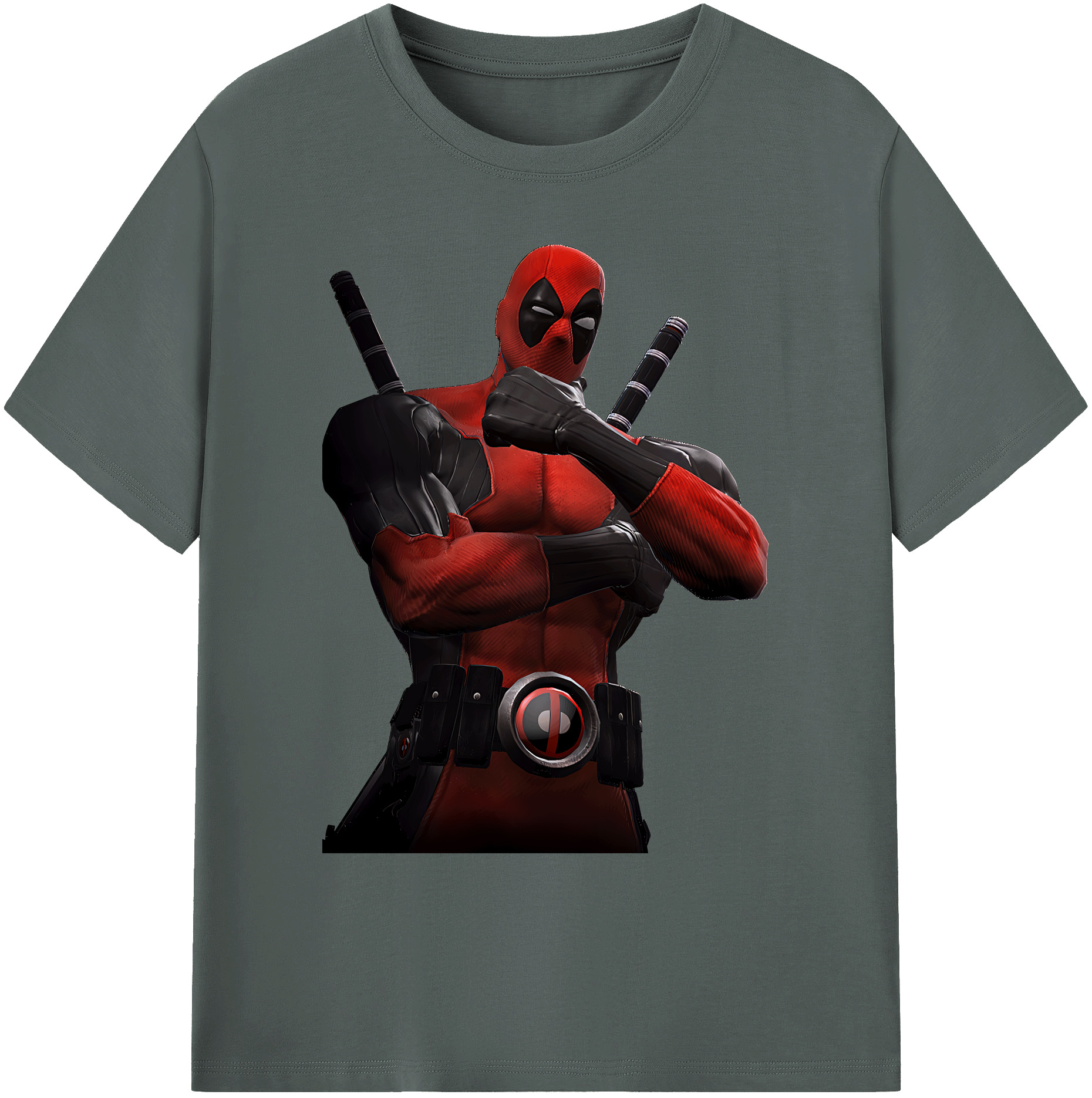 （画像用） Deadpool デッドプール 綿100％ メンズ半袖Tシャツ｜肌触りやわらか＆通気性